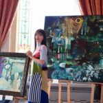 【芸能】“画家”大塚愛、本格的な油絵を披露 自宅は作品だらけ「娘は多分イラッとしてる」