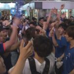 あっはは～渋谷でDJポリス出動したが敗戦で騒ぎがなく交通整理も早々終了～