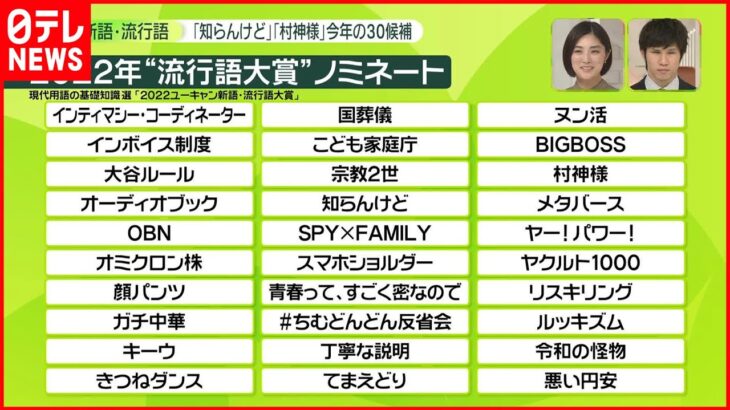 流行語大賞はヤクルトの村神様！ヤクルト1000やきつねダンスも