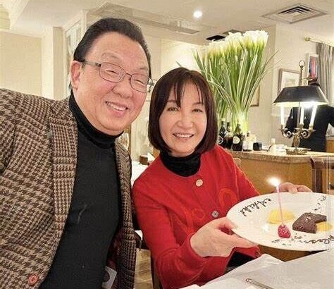 【芸能】梅沢富美男　妻の誕生日を祝う2ショット披露に「しっかり者で優しそうな奥様」「めちゃくちゃ美人さん」