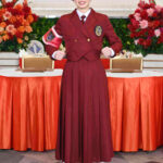 【テレビ】小芝風花「ゴチ２４」はえんじ色のロングスカート「母と一緒に選んだ」…制服姿独占入手