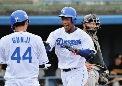 【ファーム】中日ブライト健太、なんと今日も2打席連発ホームラン！！！