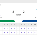 【試合結果】中日 2-3 ヤクルト 柳6回2失点 石川復帰後初HR