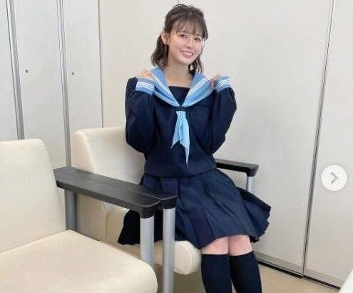 【芸能】青学卒の井口綾子２６歳のセーラー服がかわいすぎ「呼び出し先生」高学歴枠で出演も「柿落とし」読めず