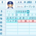 パワプロアプデ後の中日選手の能力まとめ　細川が強化される！