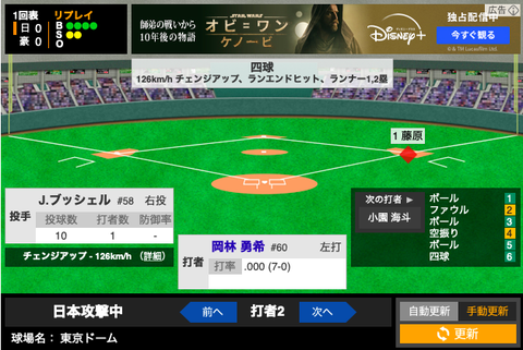 【アジアプロ野球チャンピオンシップ】中日岡林、初ヒット含む2安打3出塁の活躍！